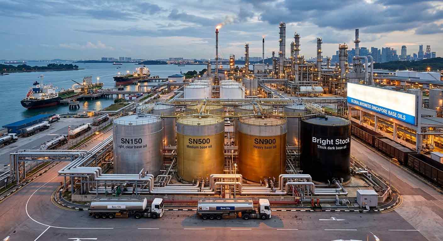 Base oil drums
